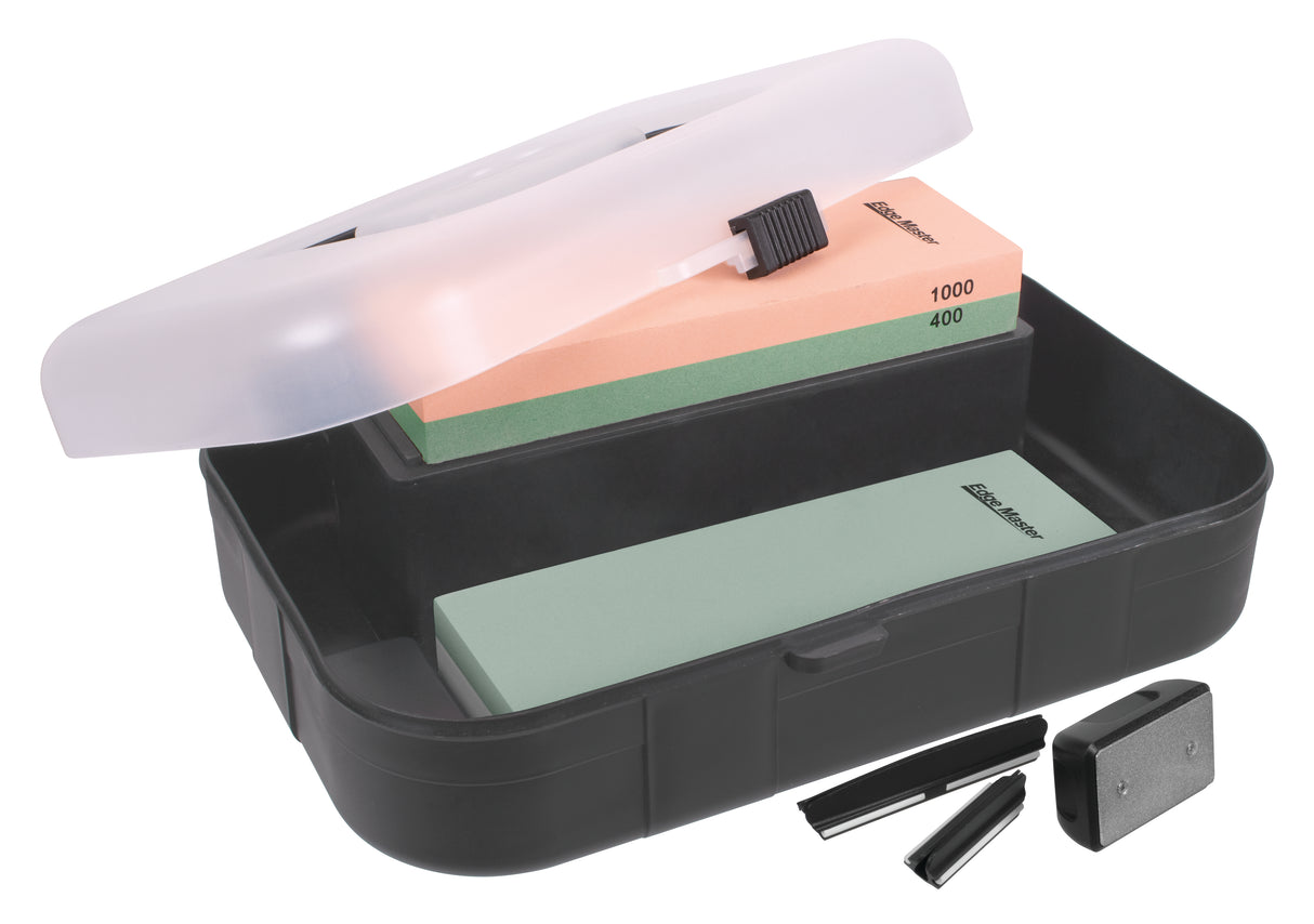 Ultimate Corundum Whetstone Sharpening Kit - 400/1000 & 3000/8000 Grit, - - 744