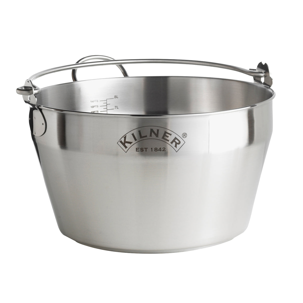 Original Stainless Steel Jam Pan, 8 Litre / 30 x 16 x 34cm