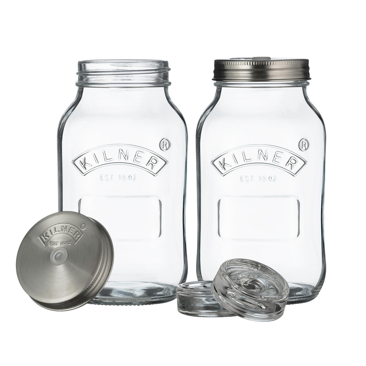 Fermentation Jar Set of 2 - 1 Litre