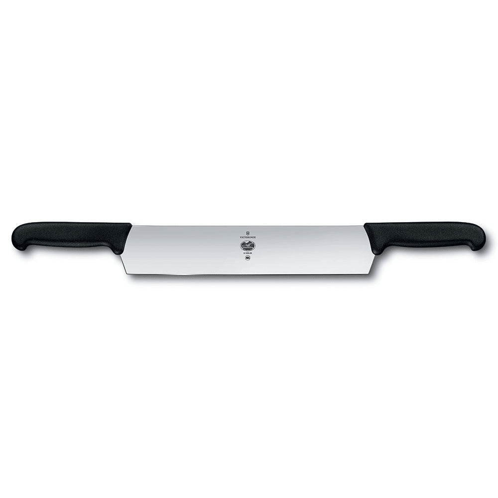 Cheese Knife, Double Handle 30cm - Black