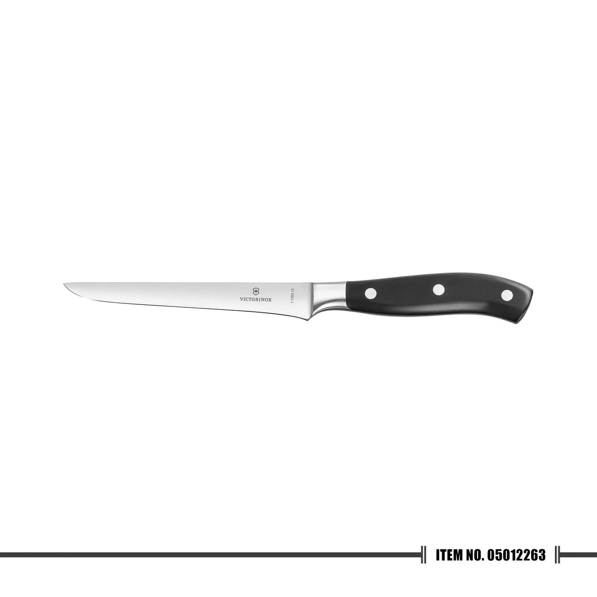 Boning Knife,Straight Edge 15cm - Black