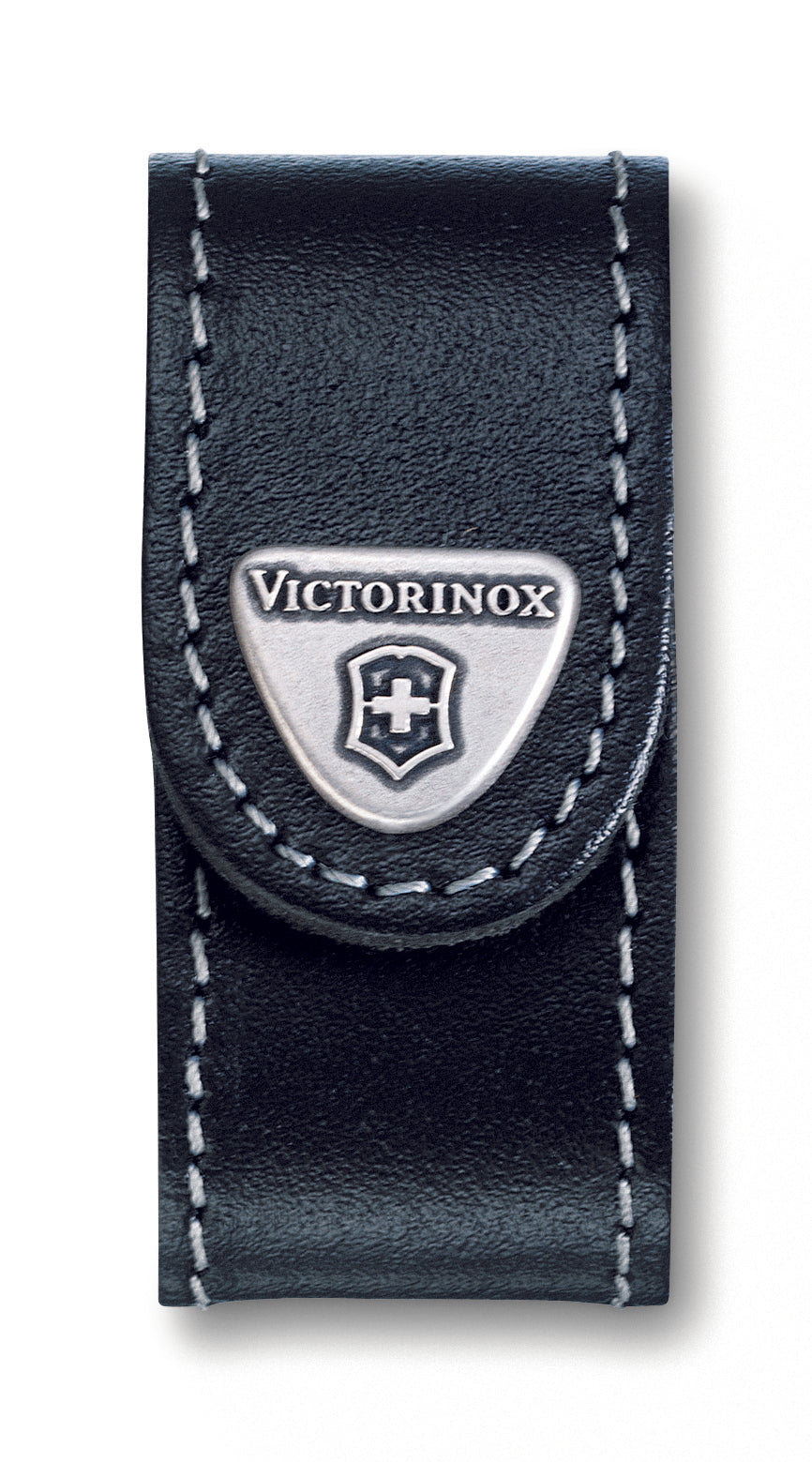 Leather Belt Pouch, Black