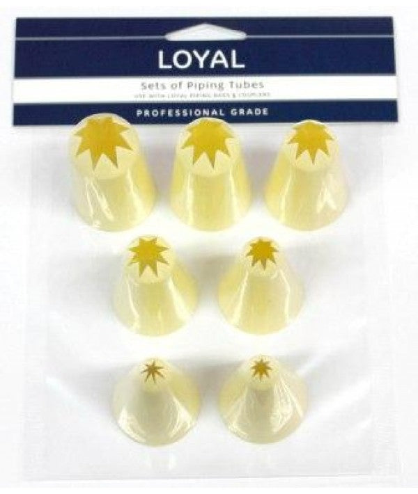 LT21107 - Pastry Tube Star Plastic Set (7pc)