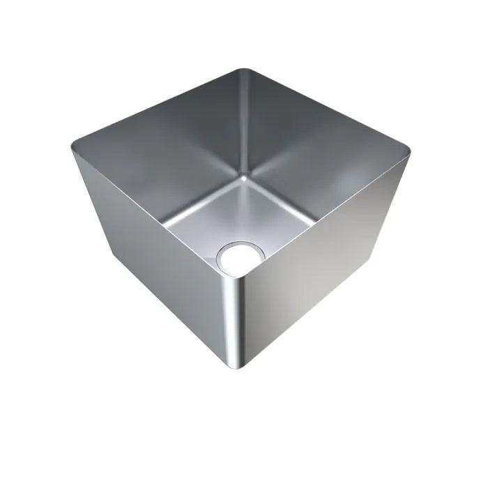 3monkeez HF17 1.2mm Premium Hand Fabricated Sink Bowl, 450x450x300