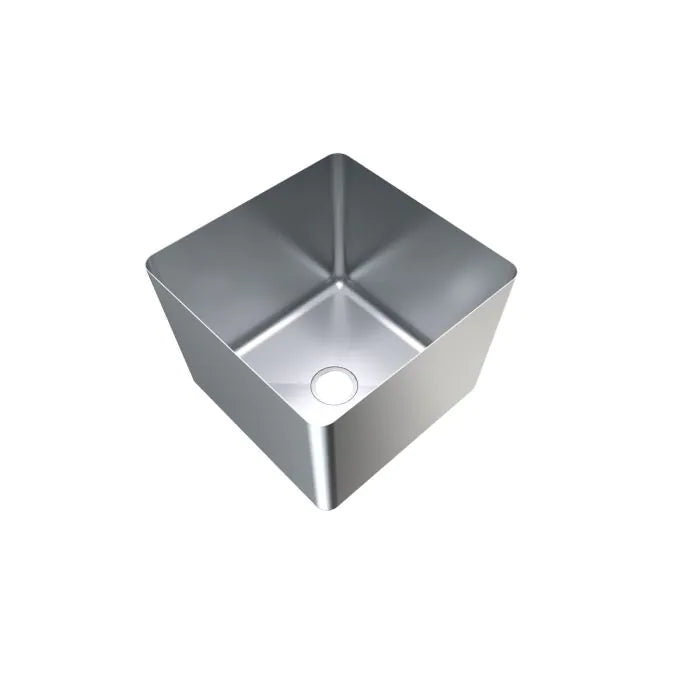 3monkeez HF11-316 1.5mm Premium Hand Fabricated Sink Bowl, 400x400x300