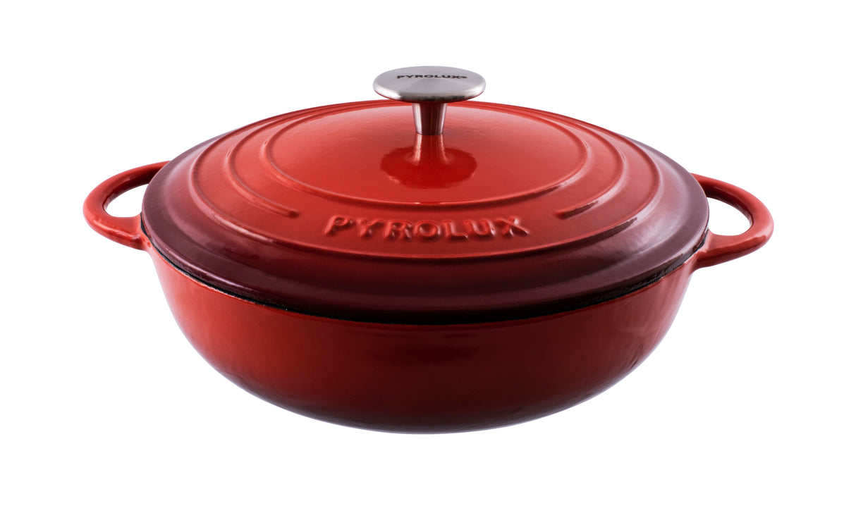 Round Chef Pan 24cm/2.5 Litre - Chilli Red