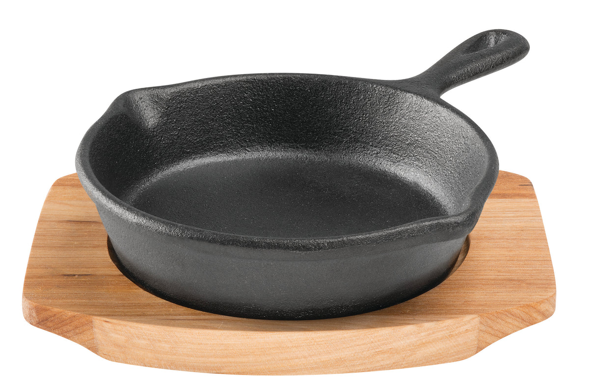 Skillet 10cm with Maple Tray