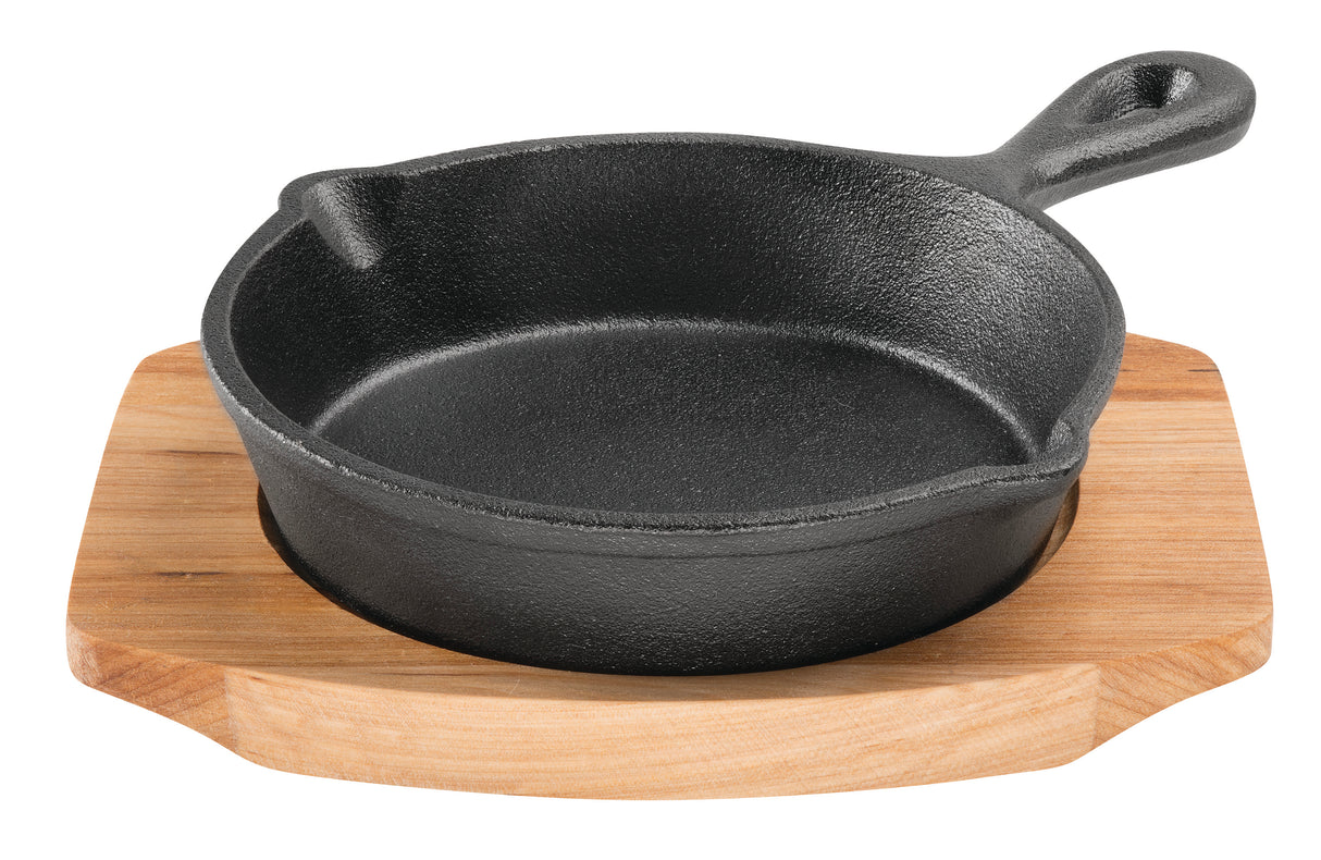 Skillet 13.5cm with Maple Tray