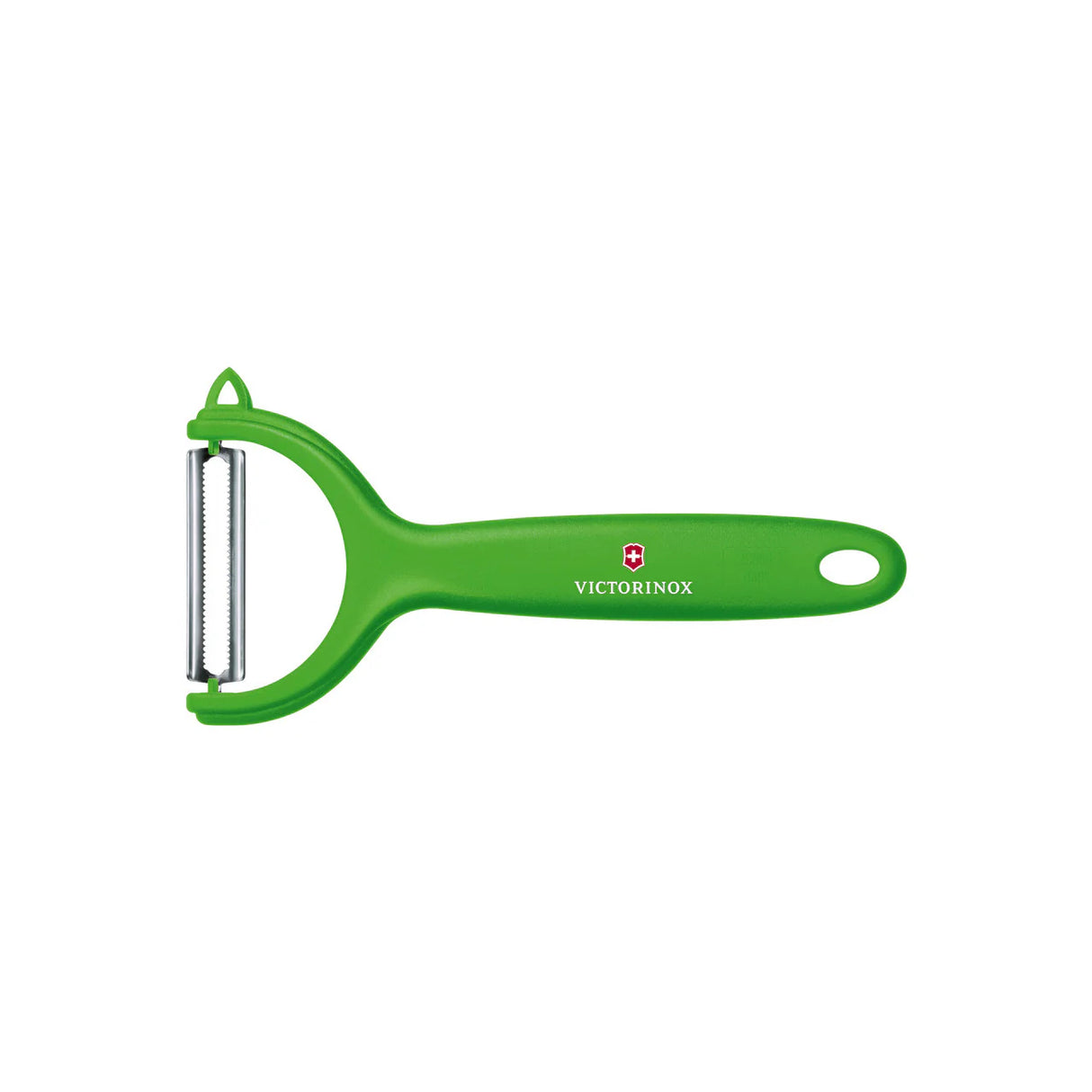 Tomato & Kiwi Peeler, Micro Serrated Double Edge 12cm - Green