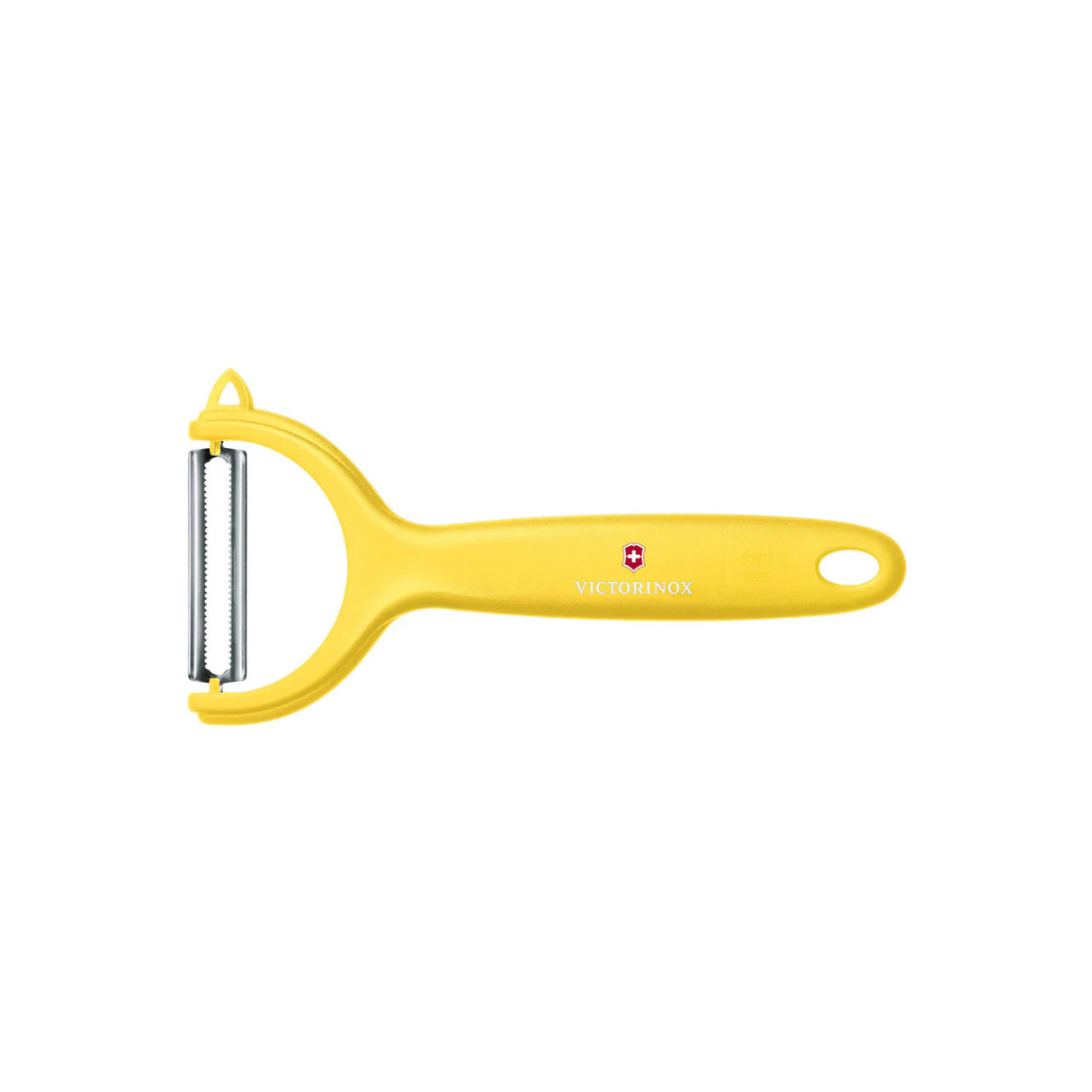 Tomato & Kiwi Peeler, Micro Serrated Double Edge 12cm - Yellow
