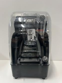 JTC OmniBlend Blend 767 AQ Black with OmniShield I Reduces noise by 80% 7 Year Warranty Commercial Smoothie maker 3 HP motor Performance with a 1.5 Litre D Jug & Tamper Rod (Black)