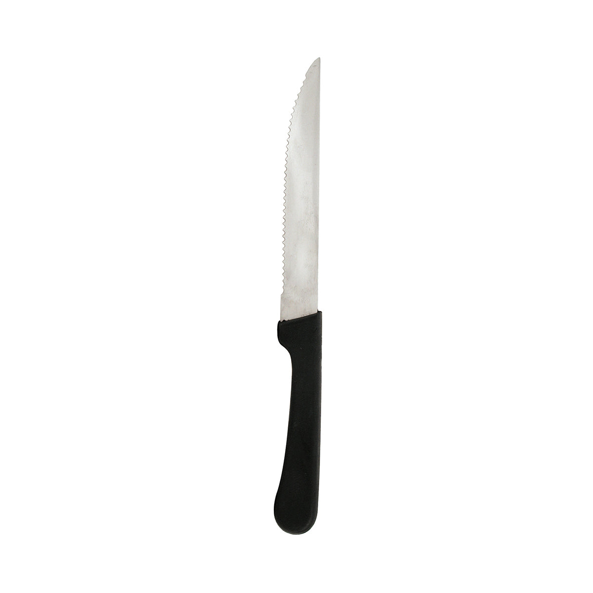 19905 - Steak Knife Point Tip-Black Handle, 220Mm