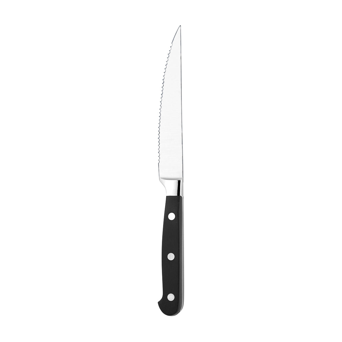 19941 - Steak Knife Point Tip-Black Handle, 230Mm