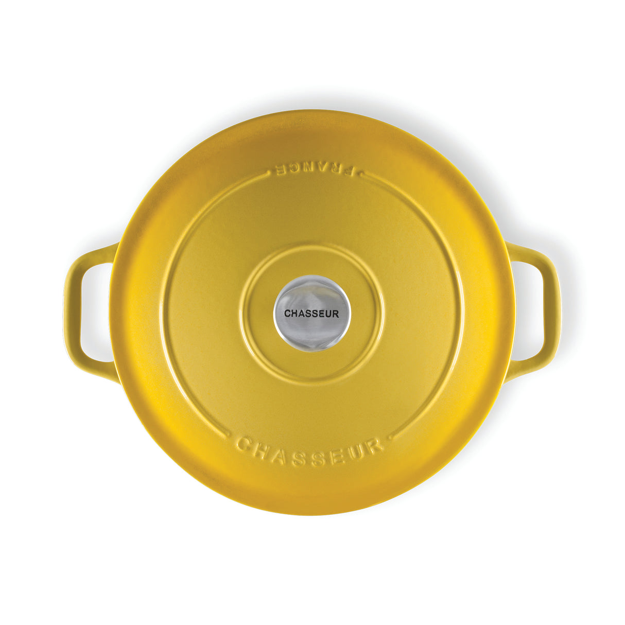 Round French Oven 24cm/4 Litre Lemon Yellow - 19963 (2)