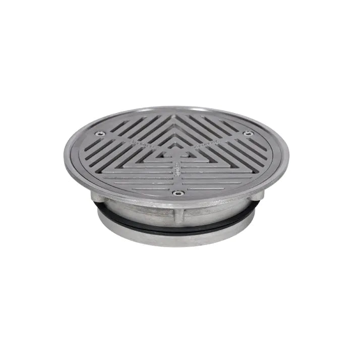3monkeez FW-200VRT-150-304 200mm Round Vinyl Floor Waste I 304 Grade Stainless Steel