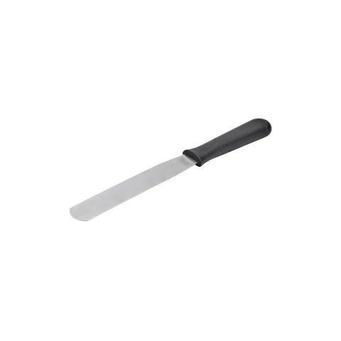 20410 - Chef Inox Black Handle Spatula Pallet Knife | Sets of 12 Stainless Steel Bulk Cafe Bakery
