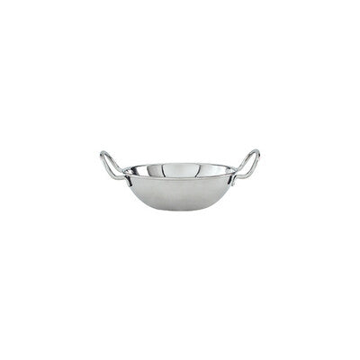 Trenton 18/8 Stainless Steel Kadai Bowl & Mini Wok Serving Pan Collection