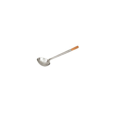 Trenton Stainless Steel Commercial Wok Ladle with Wood Handle Collection