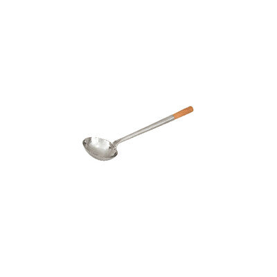 Trenton Stainless Steel Commercial Wok Ladle with Wood Handle Collection
