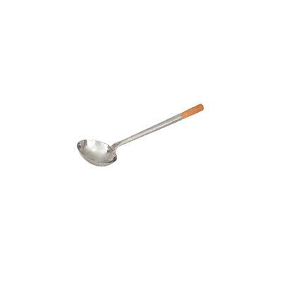 Trenton Stainless Steel Commercial Wok Ladle with Wood Handle Collection