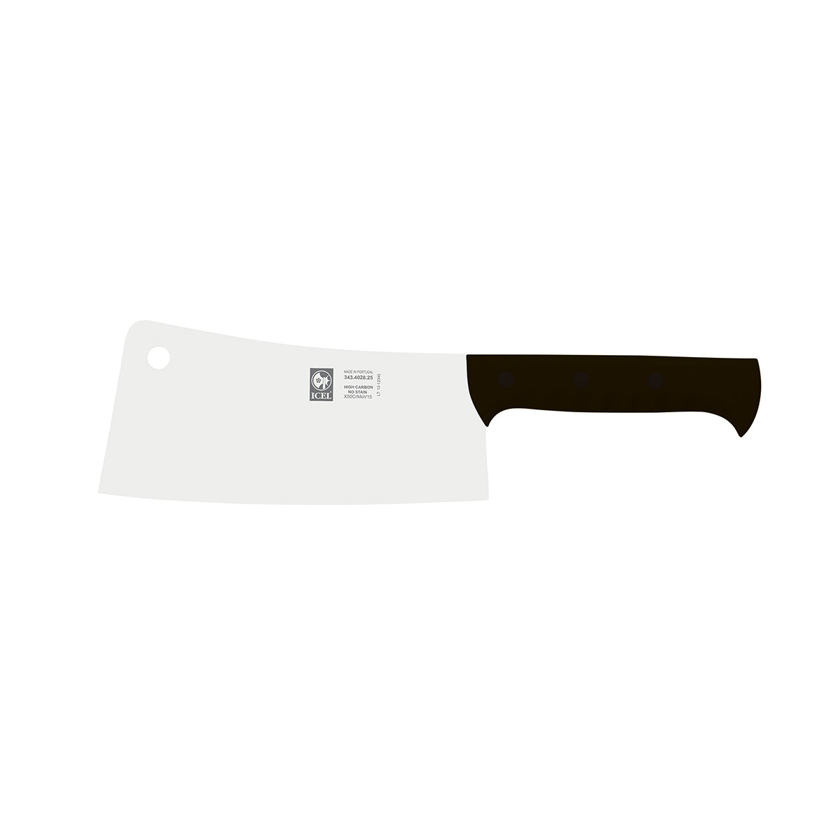 2202-2003 - Cleaver-Plastic Handle, Black, 250Mm/1240Gms (Ip40028.25)