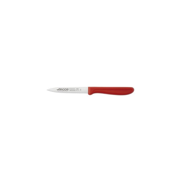 Paring Knife Red Handle-100Mm | Serrated
