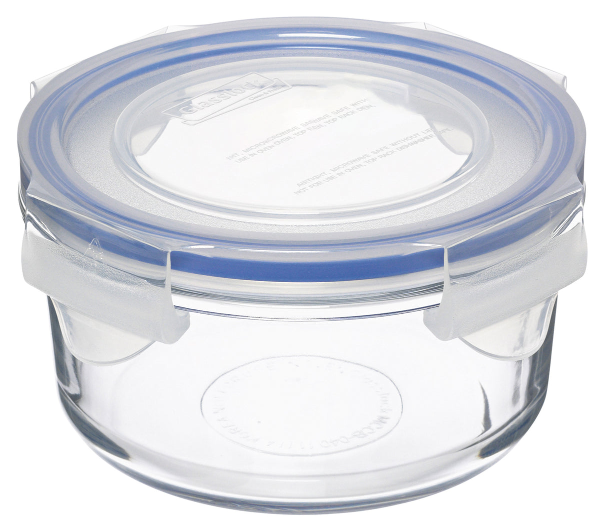 Round Tempered Glass Container 400ml - 28020