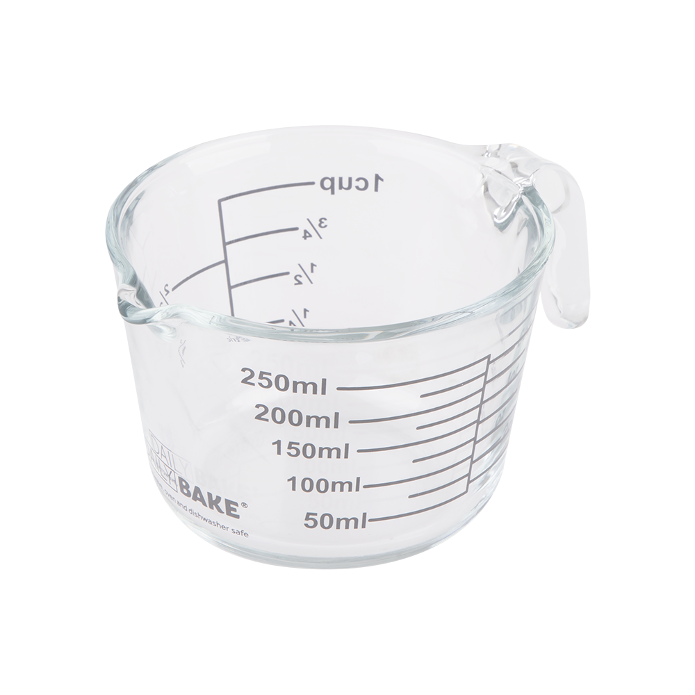 2830-1 - Borosilicate Glass Measure Jug 1 Cup/250ml