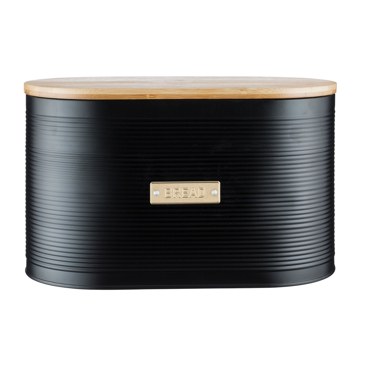 29128 - Living Otto Bread Bin, 10.5 Litre / 34 x 18 x 21.5cm - Black