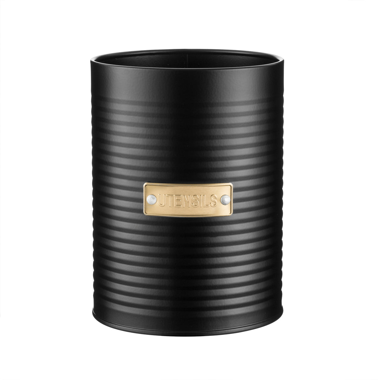 29170 - Living Otto Utensil Pot, 1.4 Litre / 15 x 11cm - Black