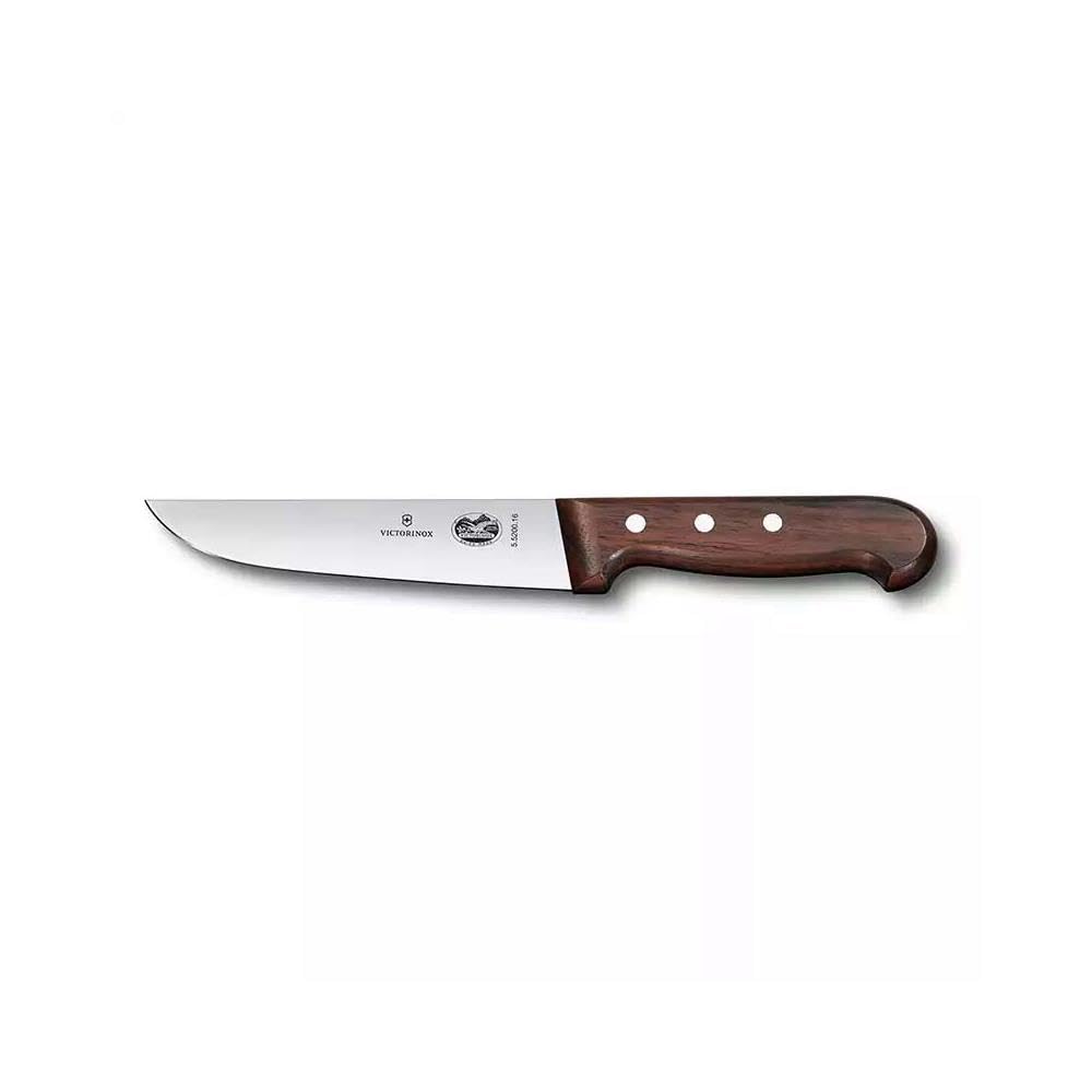 Butchers Knife, Straight Edge 14cm - Wood