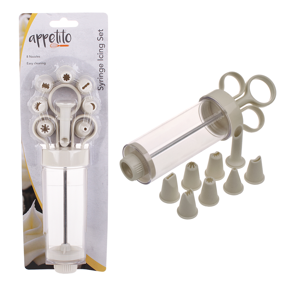 3223 - Syringe Icing Set W/8 Nozzles