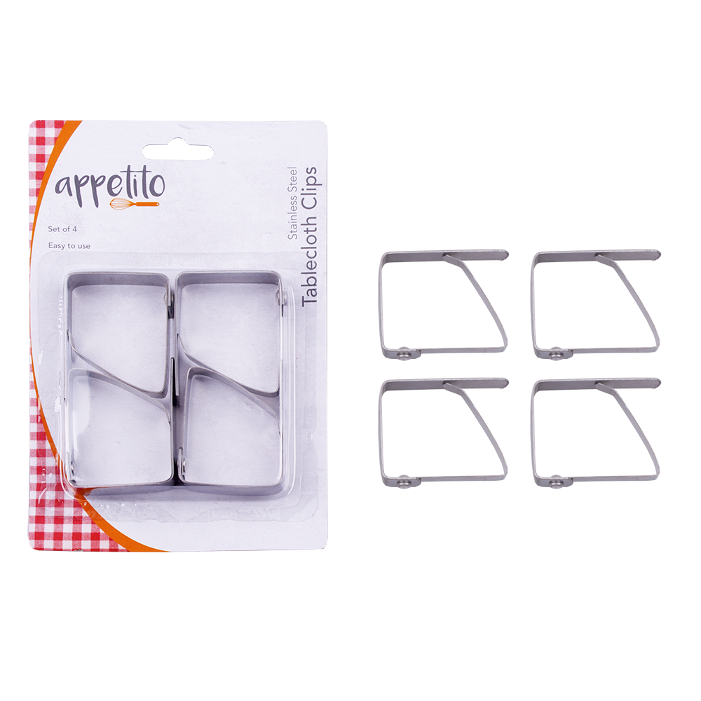3405 - S/S Tablecloth Clips Set 4