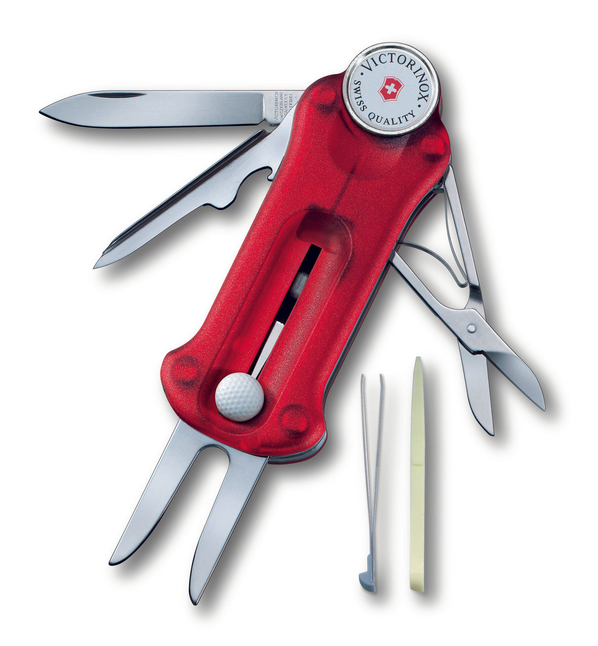 Golf Tool, Red Translucent