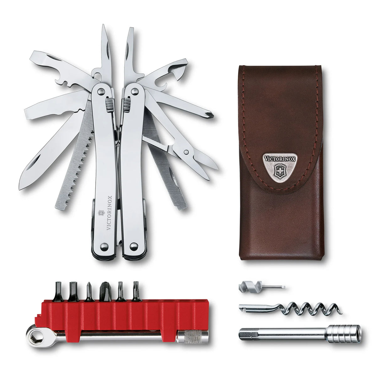 Swiss Tool Spirit X Plus Ratchet, Silver