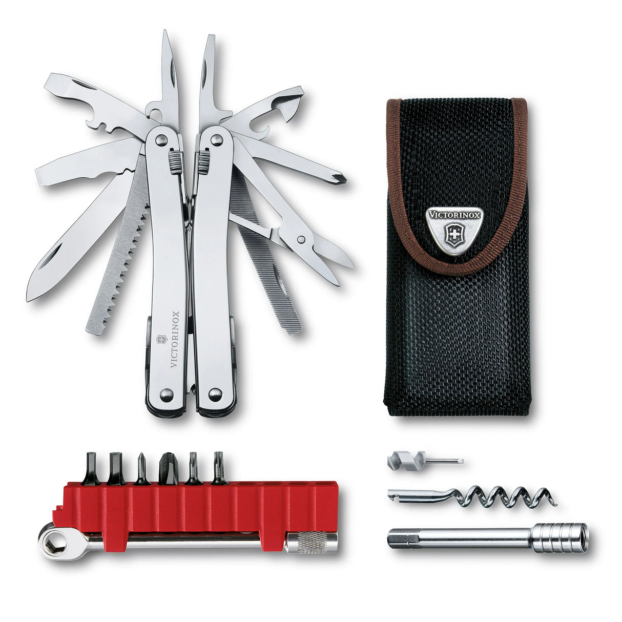Swiss Tool Spirit X Plus Ratchet, Silver
