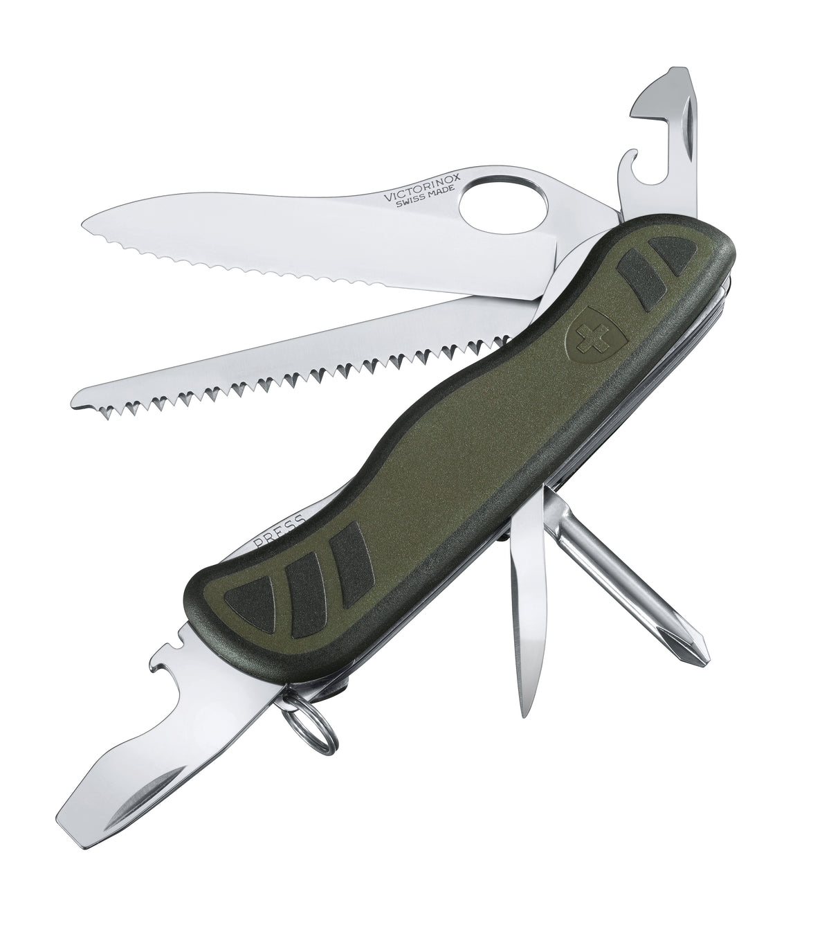 Swiss Soldier's Knife 08, Green/Black