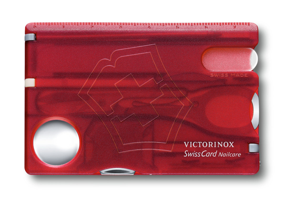 Swiss Card Nailcare, Red Translucent