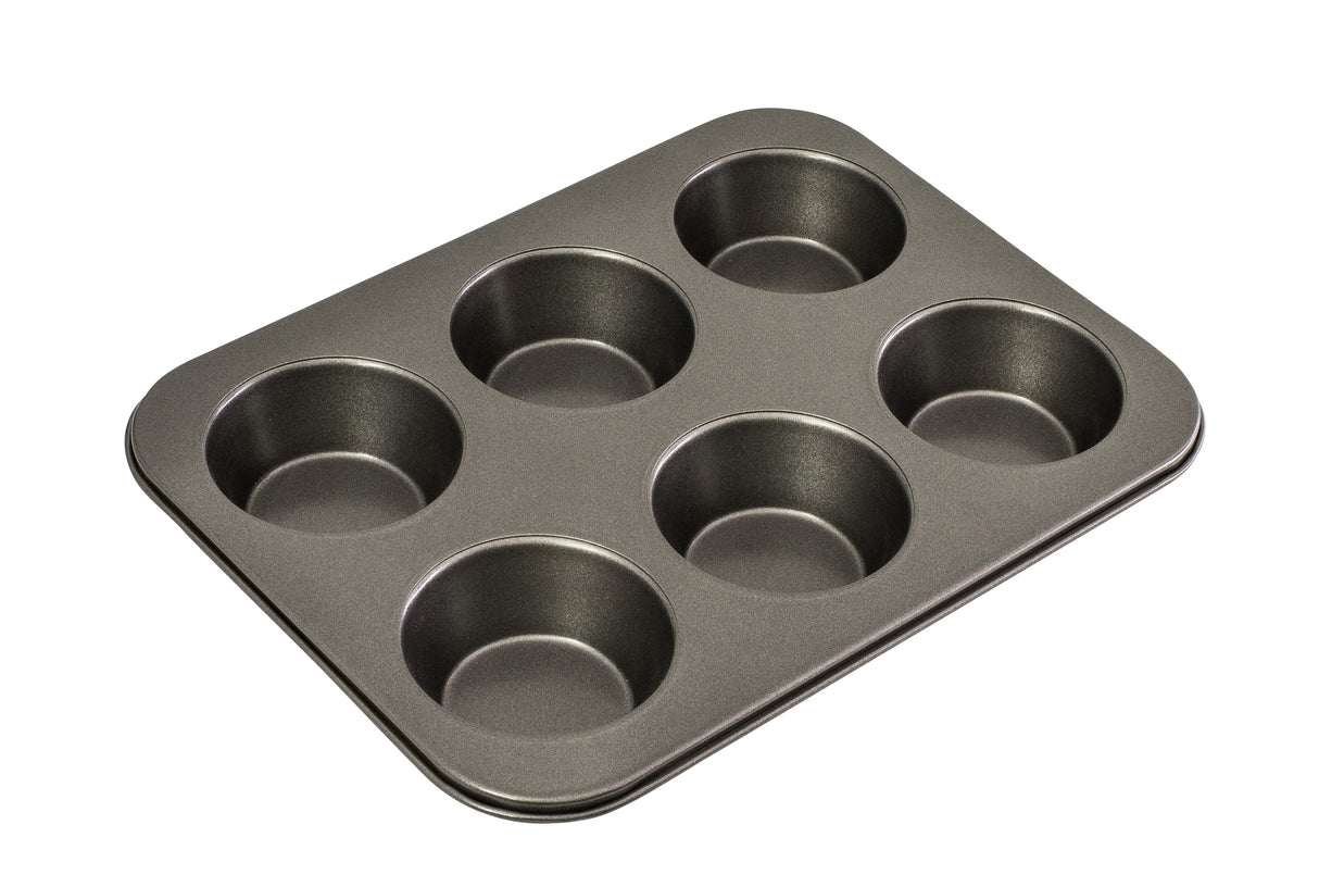 Mason Cash 6 Cup Large Muffin Pan, 35 x 26cm / 9 x 4cm - Non Stick