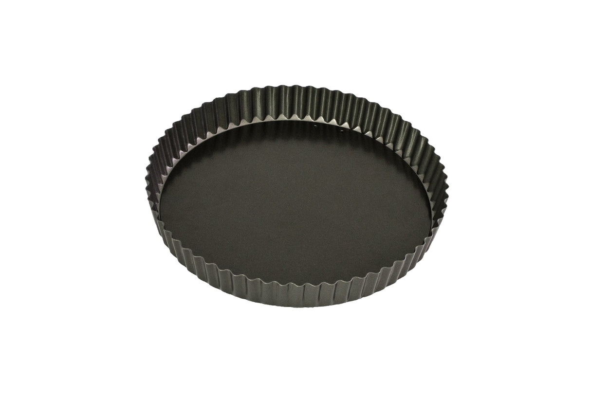 Bakemaster Loose Base Rnd Flan/Quiche Pan, 25Ø x 3.5cm - Non Stick