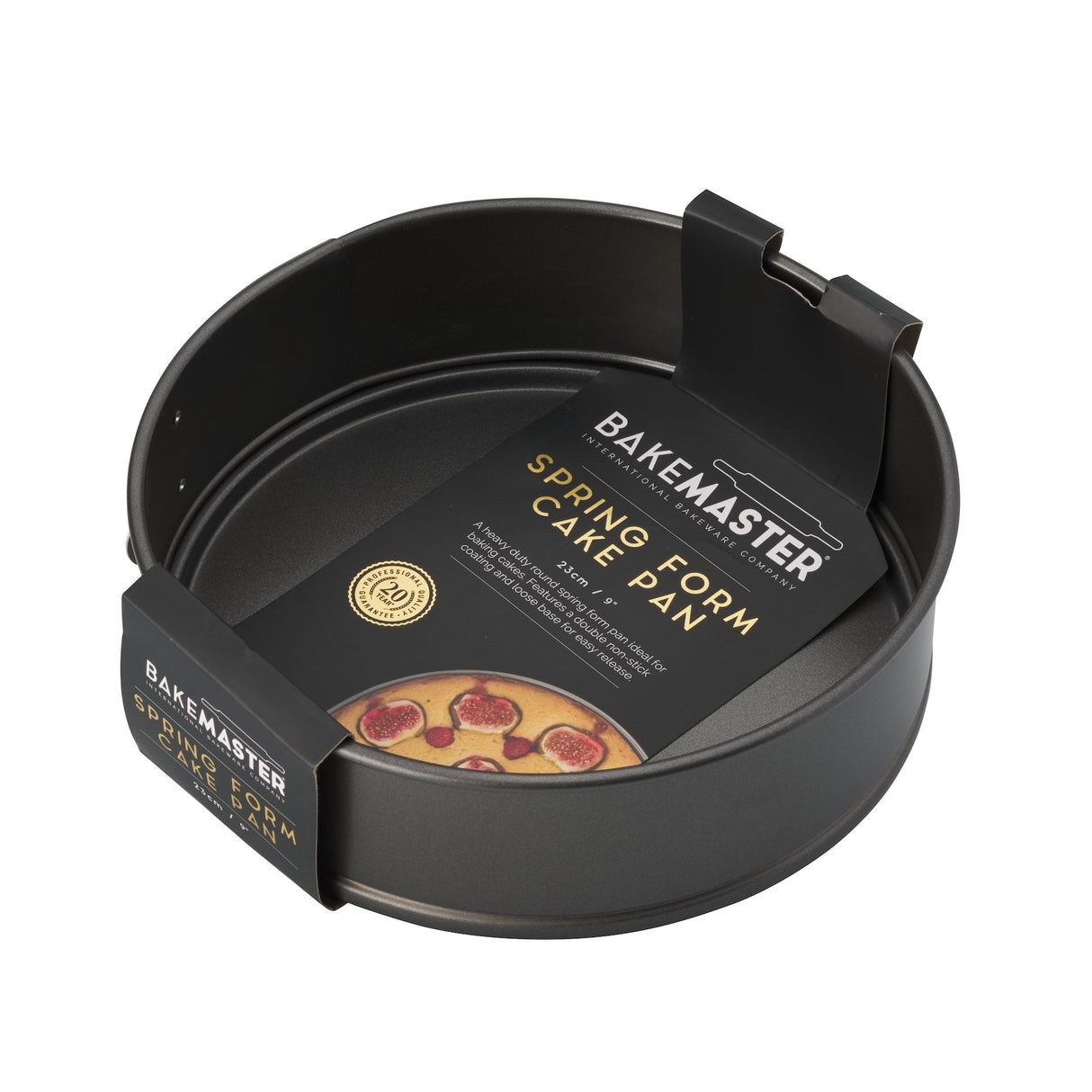 Bakemaster Springform Rnd Cake Pan, 23Ø x 6cm - Non Stick