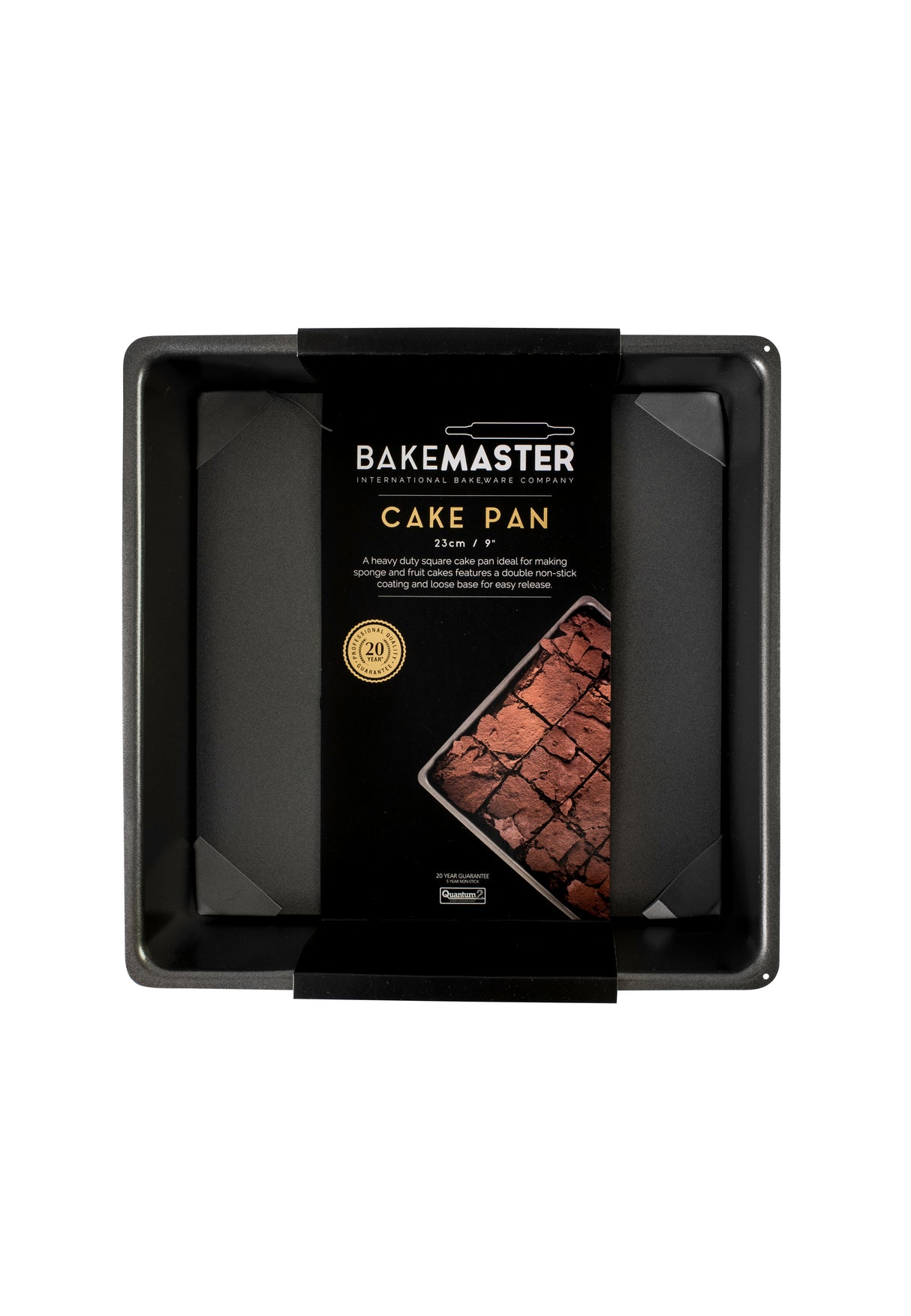 Loose Base Sq Deep Cake Pan, 23 x 23 x 7cm - Non Stick - 40061 (3)