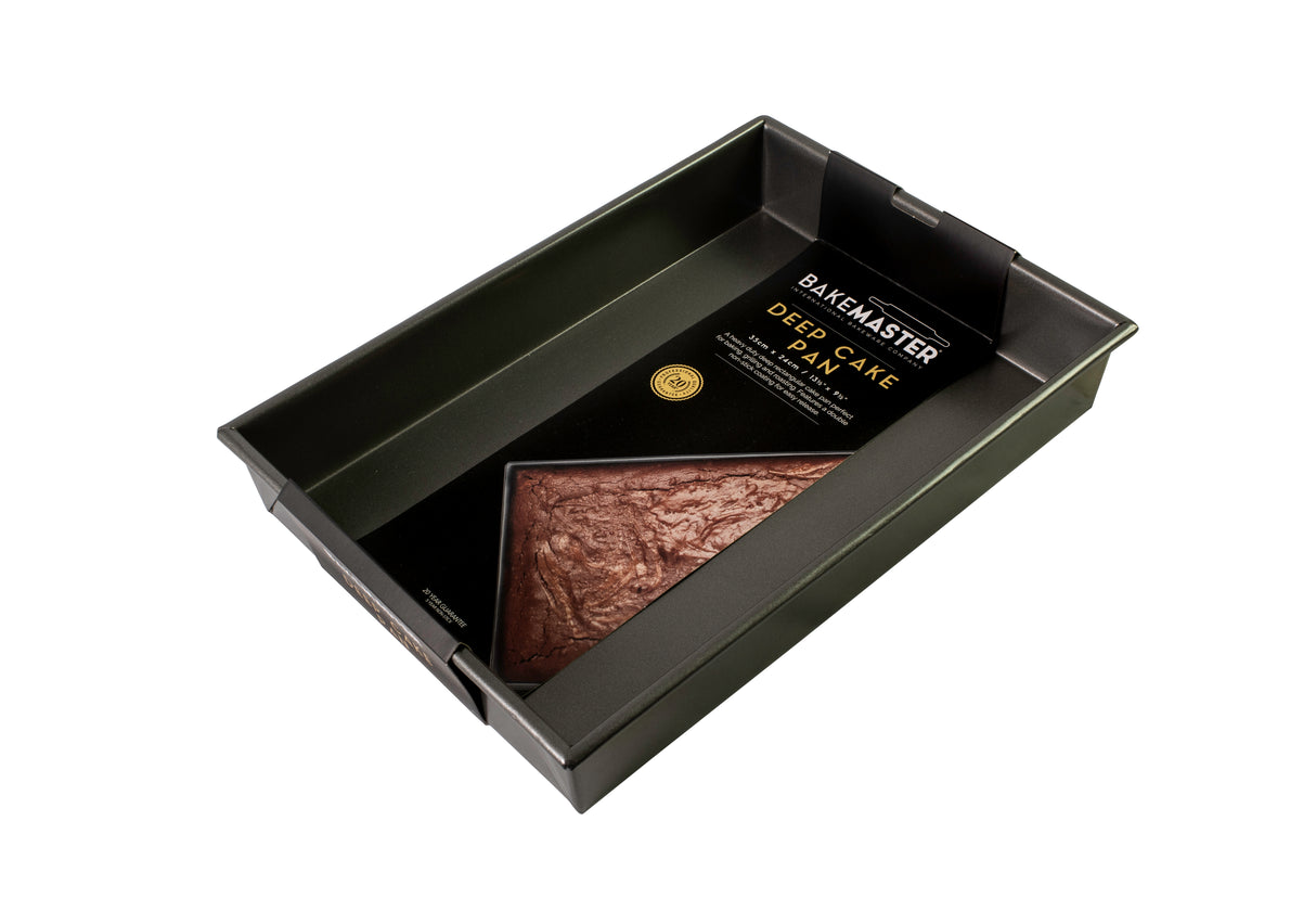 Rectangular Deep Cake Pan, 35 x 24 x 5cm - Non Stick - 40066 (4)