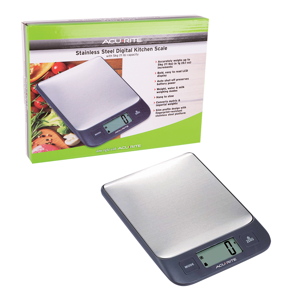 Acurite S/S Digital Kitchen Scale 1g/5kg