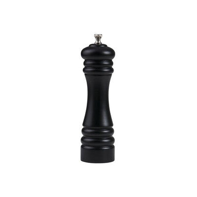 Moda Classic Wooden Salt & Pepper Grinder Collection (Black, Natural & Dark Wood - 75mm to 300mm Sizes)