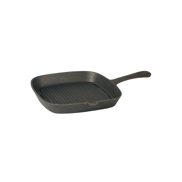 Square Skillet-Cast Iron | Ribbed | 230X230Mm