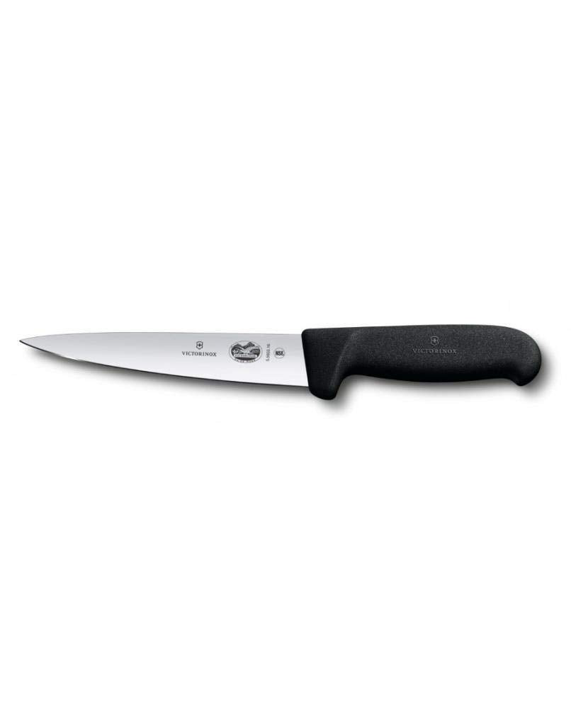 Sticking Knife, Pointed 12cm - Black