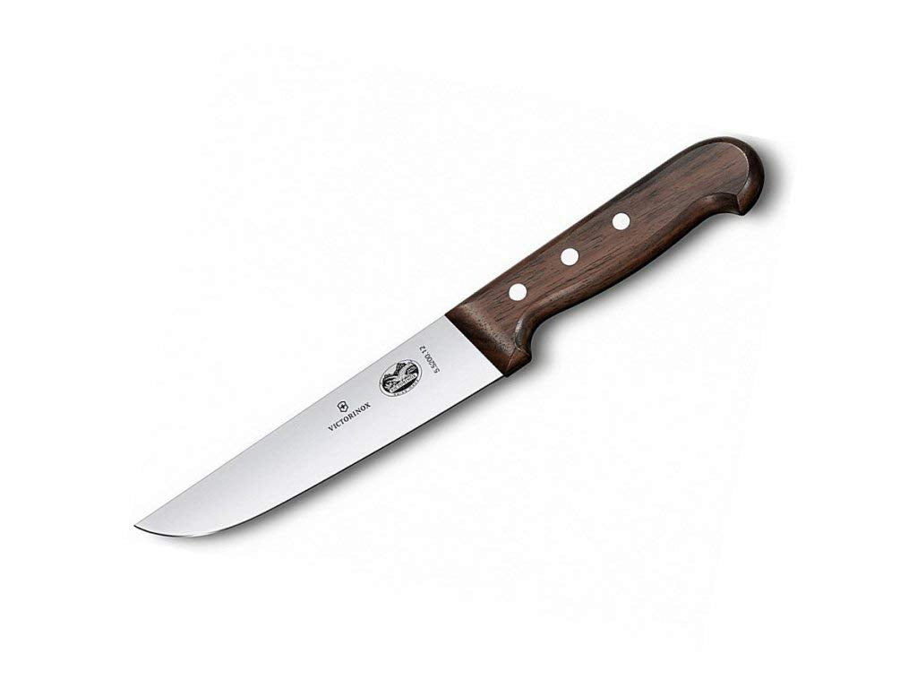 Butchers Knife, Straight Edge 12cm - Wood