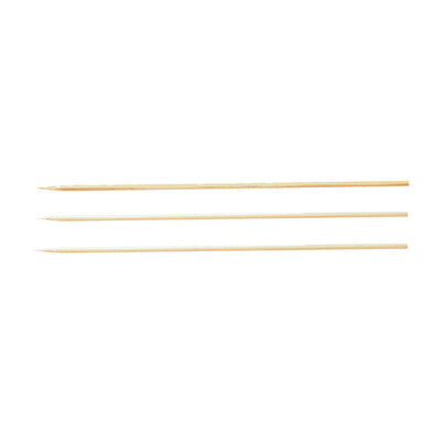 Trenton Commercial BBQ Skewer Collection (Stainless Steel & Bamboo / Round & Flat / 150mm to 400mm)