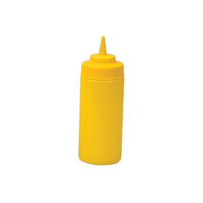 Trenton Wide-Mouth Commercial Squeeze Bottle Collection (Clear, Red & Yellow / 340ml to 1L)